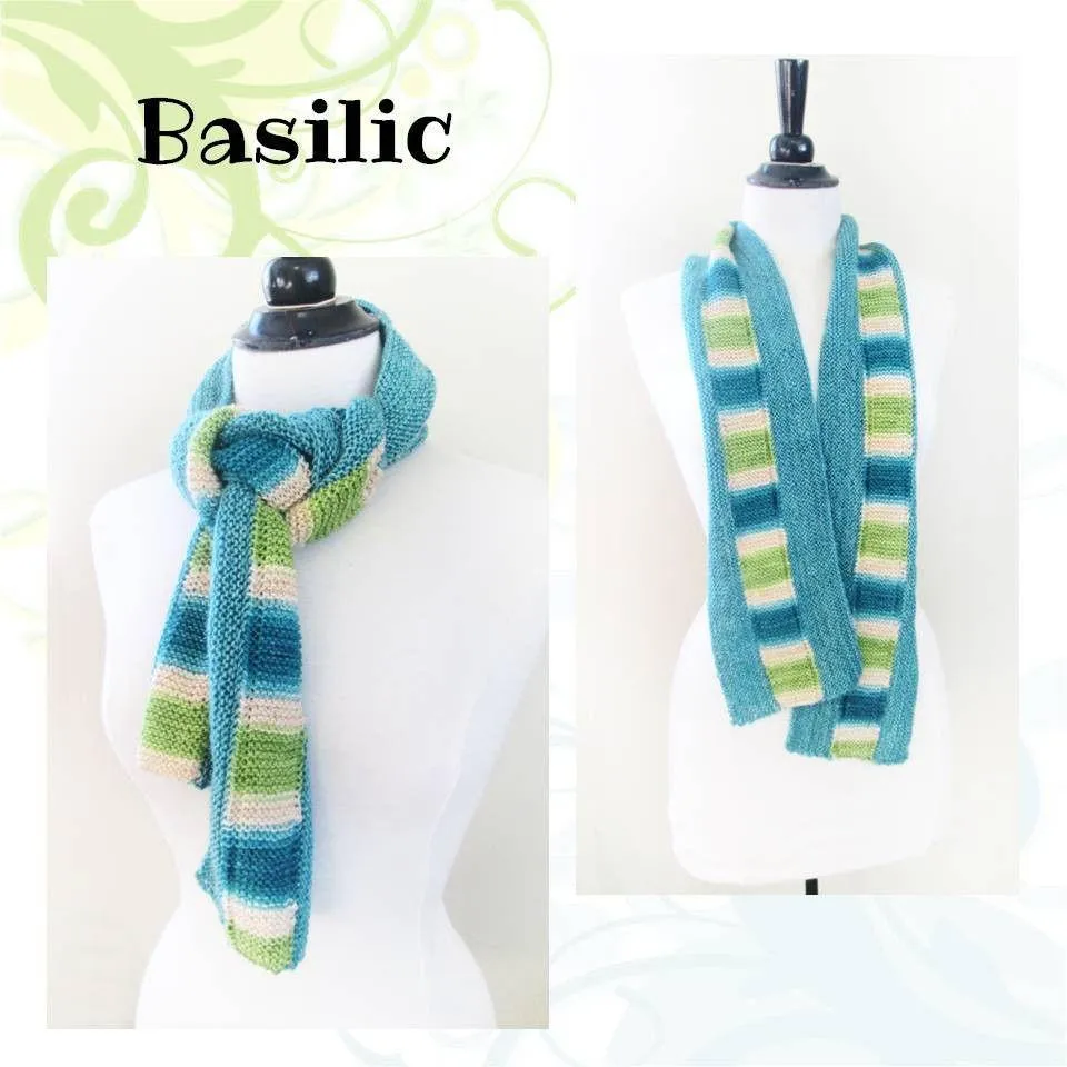 Scarf pattern Basilic