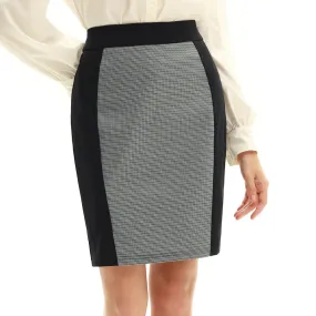 Seckill Offer⌛High Waist Hips-Wrapped Contrast Color Pencil Skirt