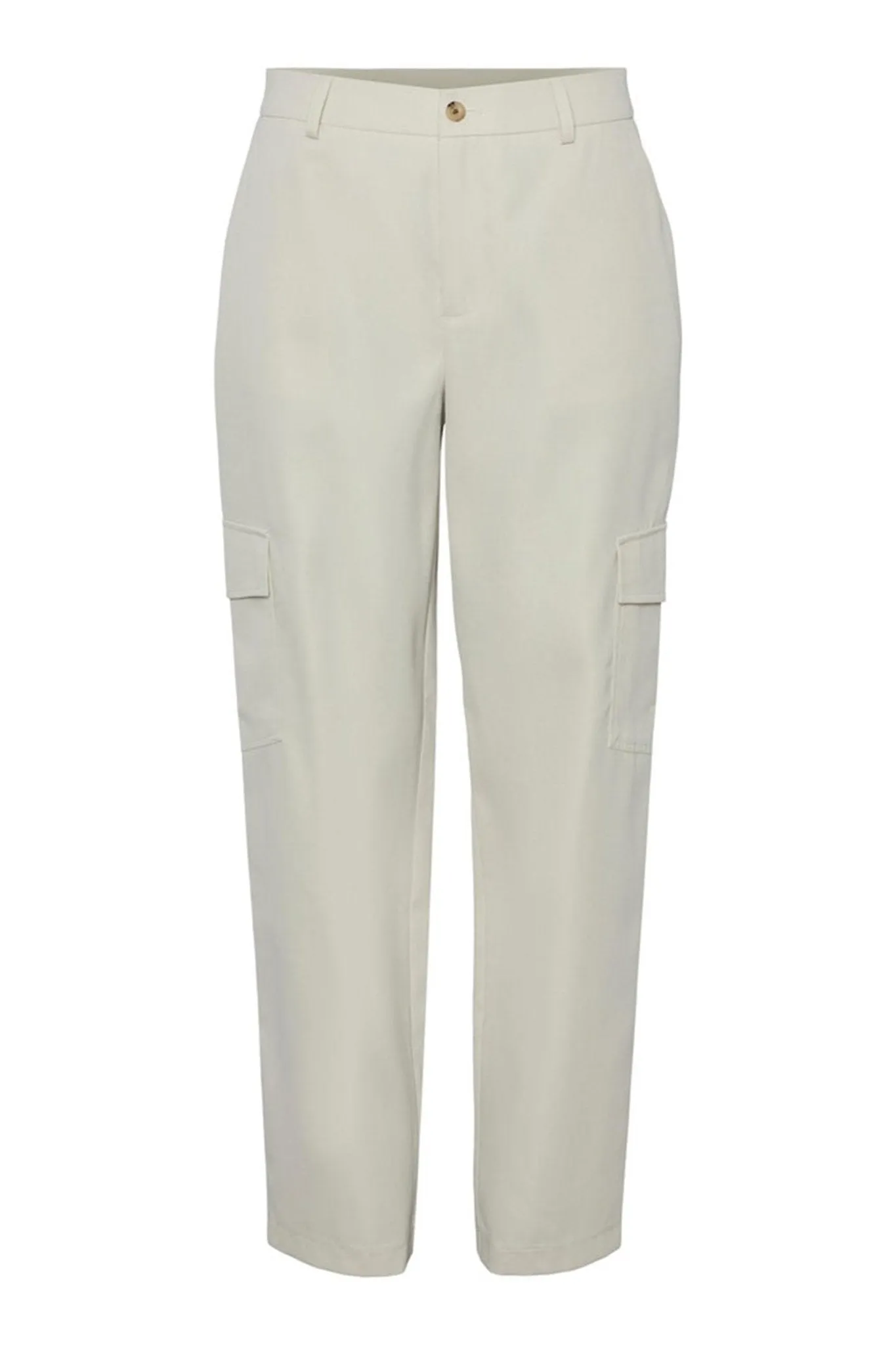 Sille Cargo Pants - White Pepper