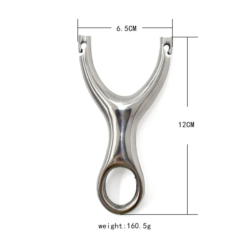 Sleek and Hot Stainless Steel Slingshot