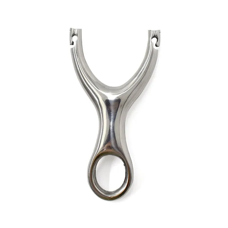 Sleek and Hot Stainless Steel Slingshot