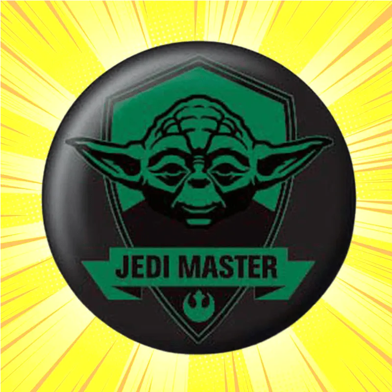 Star Wars Jedi Master Button Badge