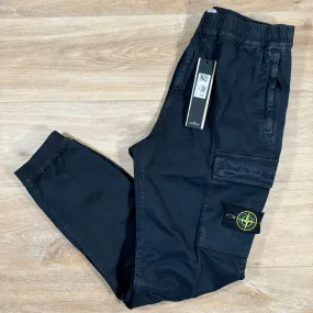 Stone Island Stretch Cargo Pants in Navy