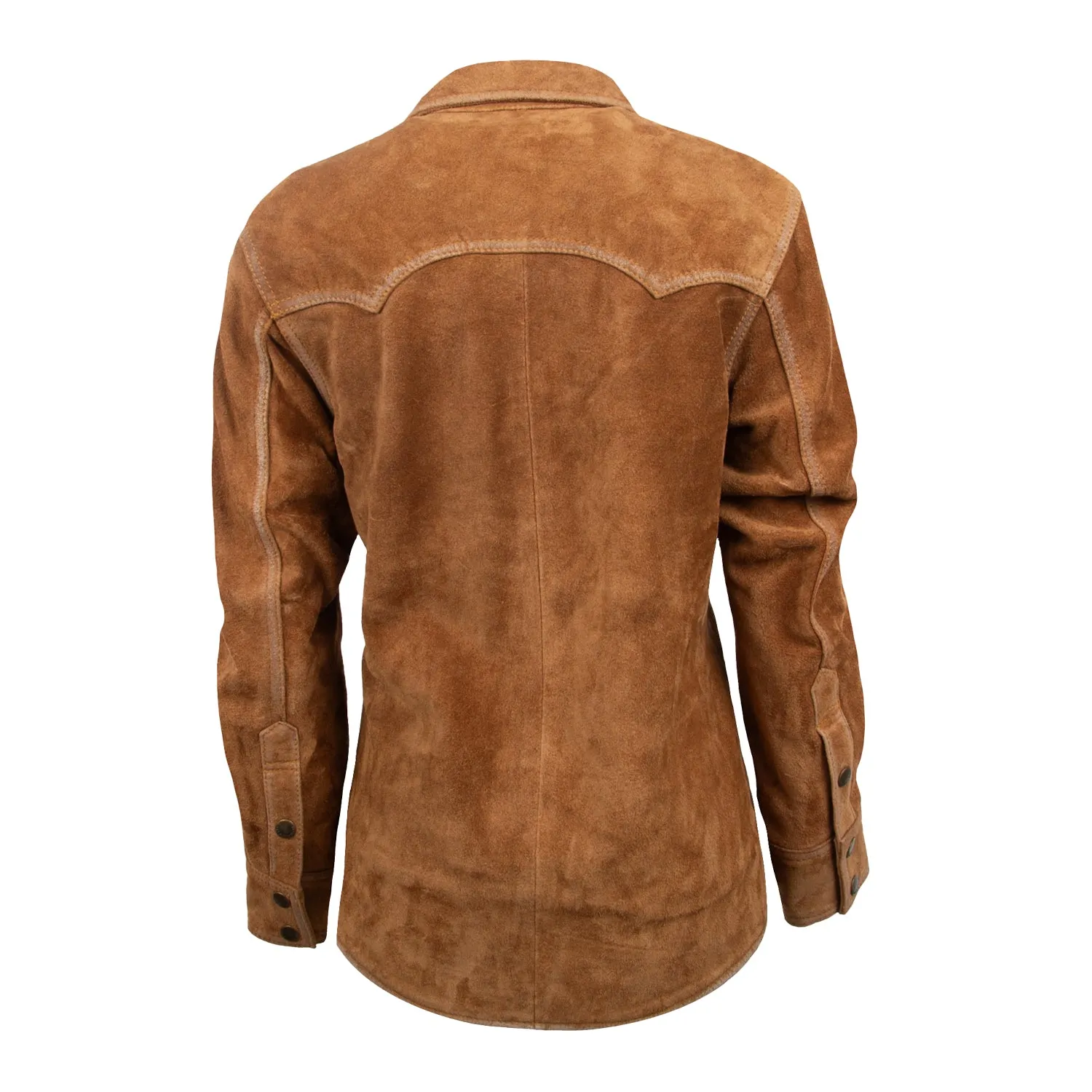 STS Ranchwear Womens Scottsdale Caramel Suede Leather Jacket