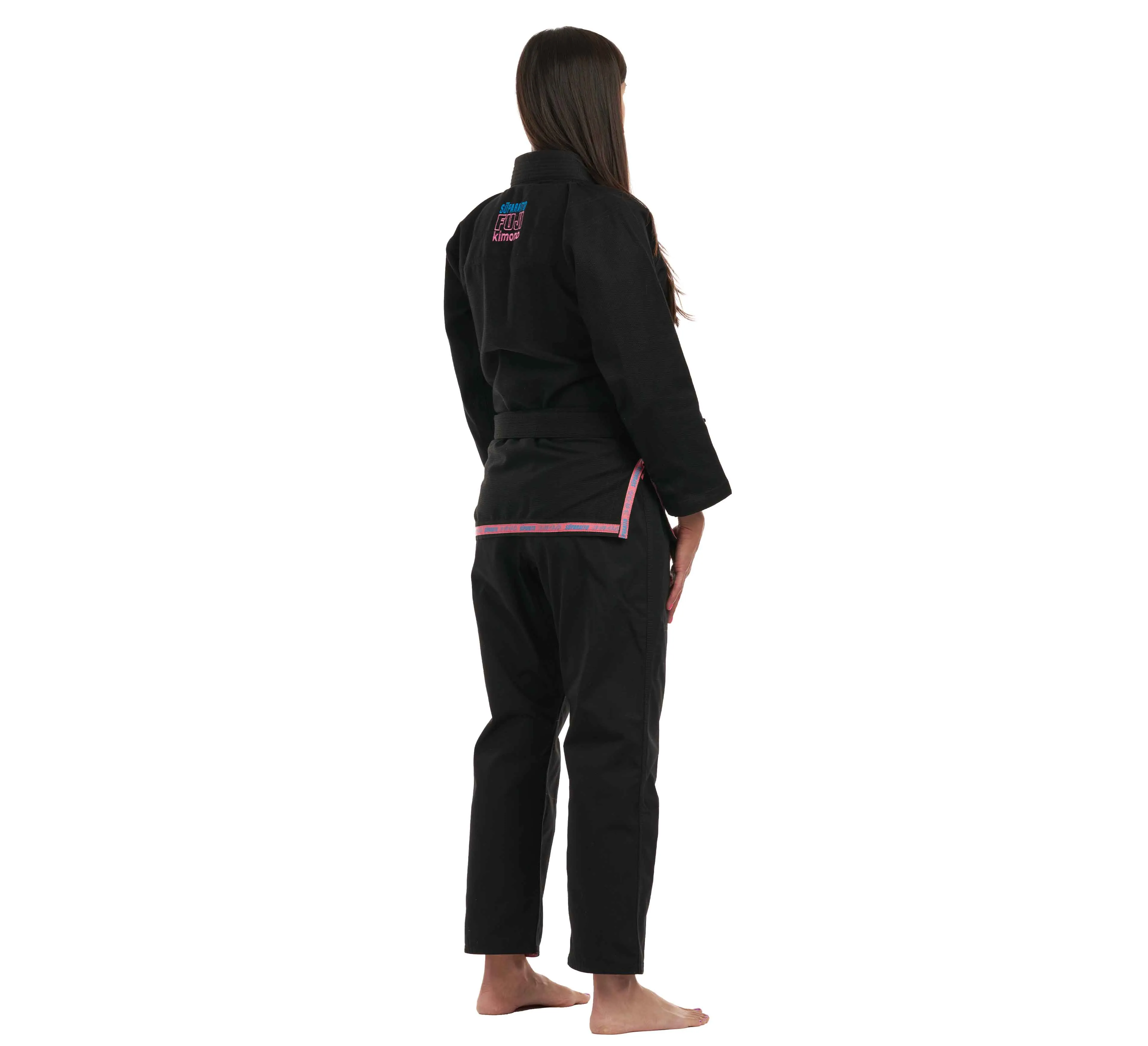 Suparaito Women's BJJ Gi Black/Pink/Blue