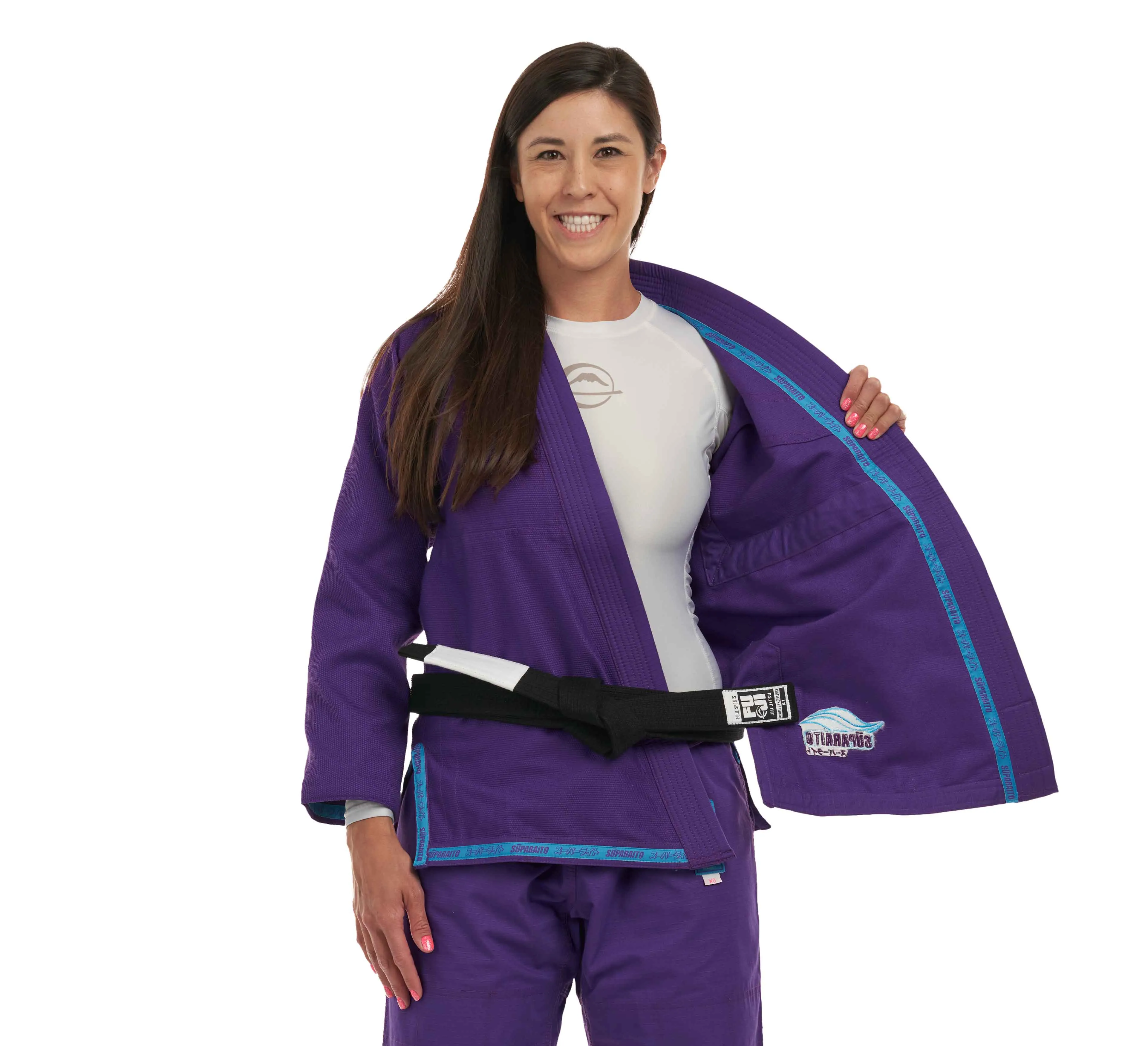 Suparaito Womens BJJ Gi Purple/Blue