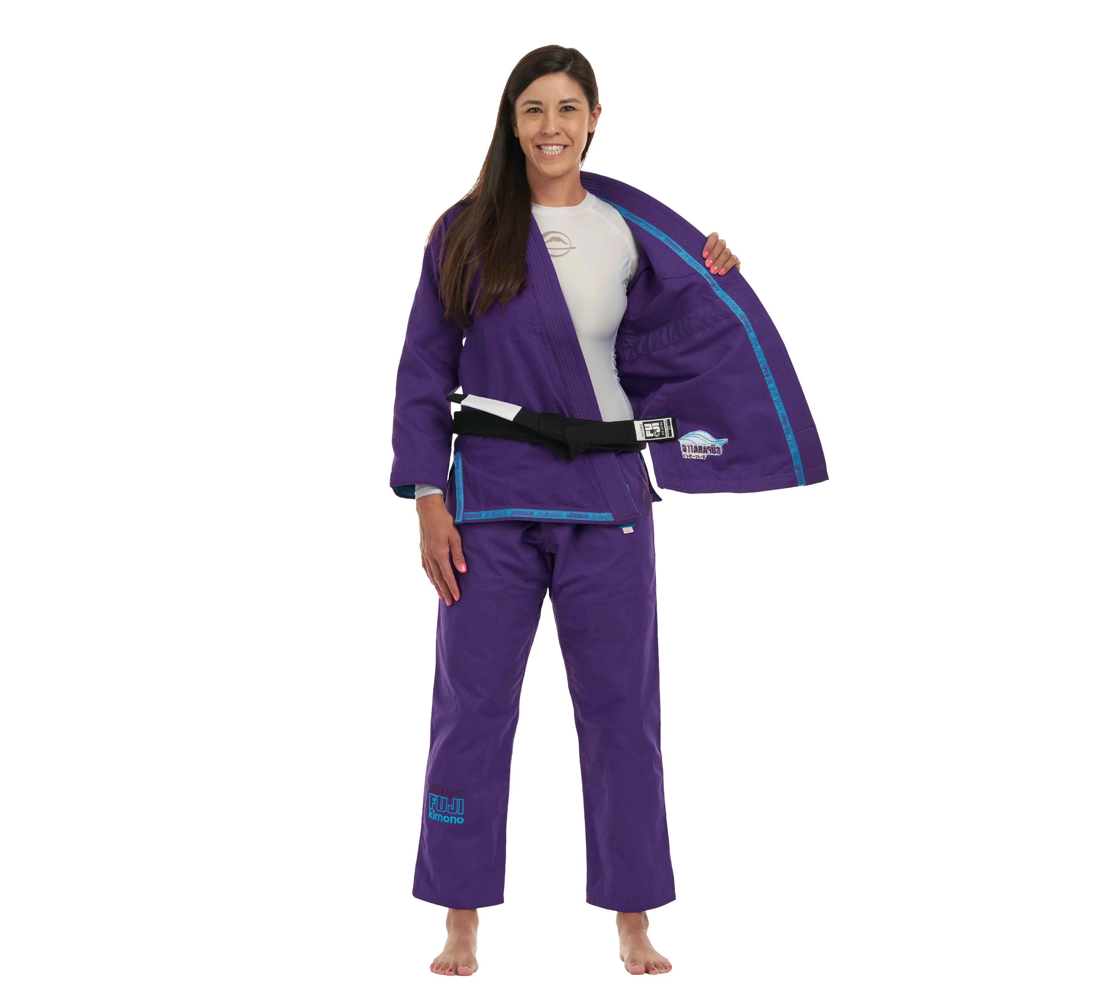 Suparaito Womens BJJ Gi Purple/Blue