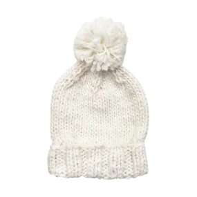 The Blueberry Hill Classic Pom Hat - Cream