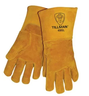 Tillman 495 Rugged Reverse Grain Pigskin Stick Welding Gloves (1 Pair)