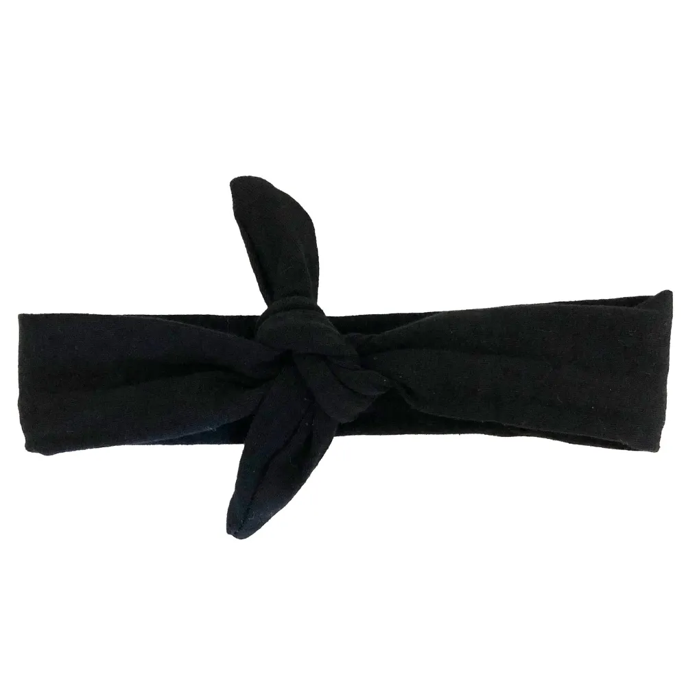 Ultra Soft Knotted - Black Solid