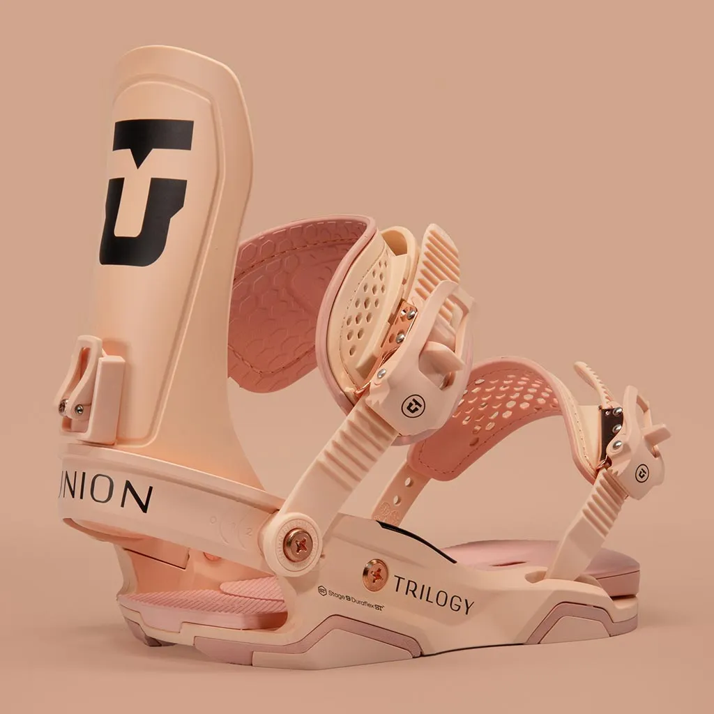 Union 2024 Trilogy Team Bindings - Pink