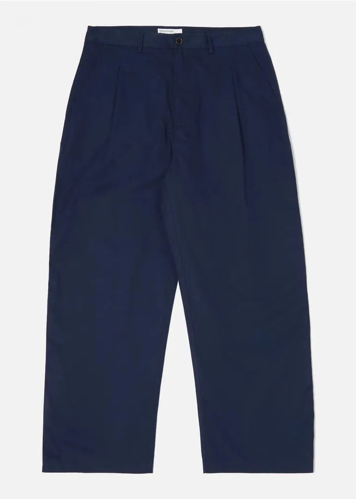 Universal Works Sailor Pants in Navy Fine Twill