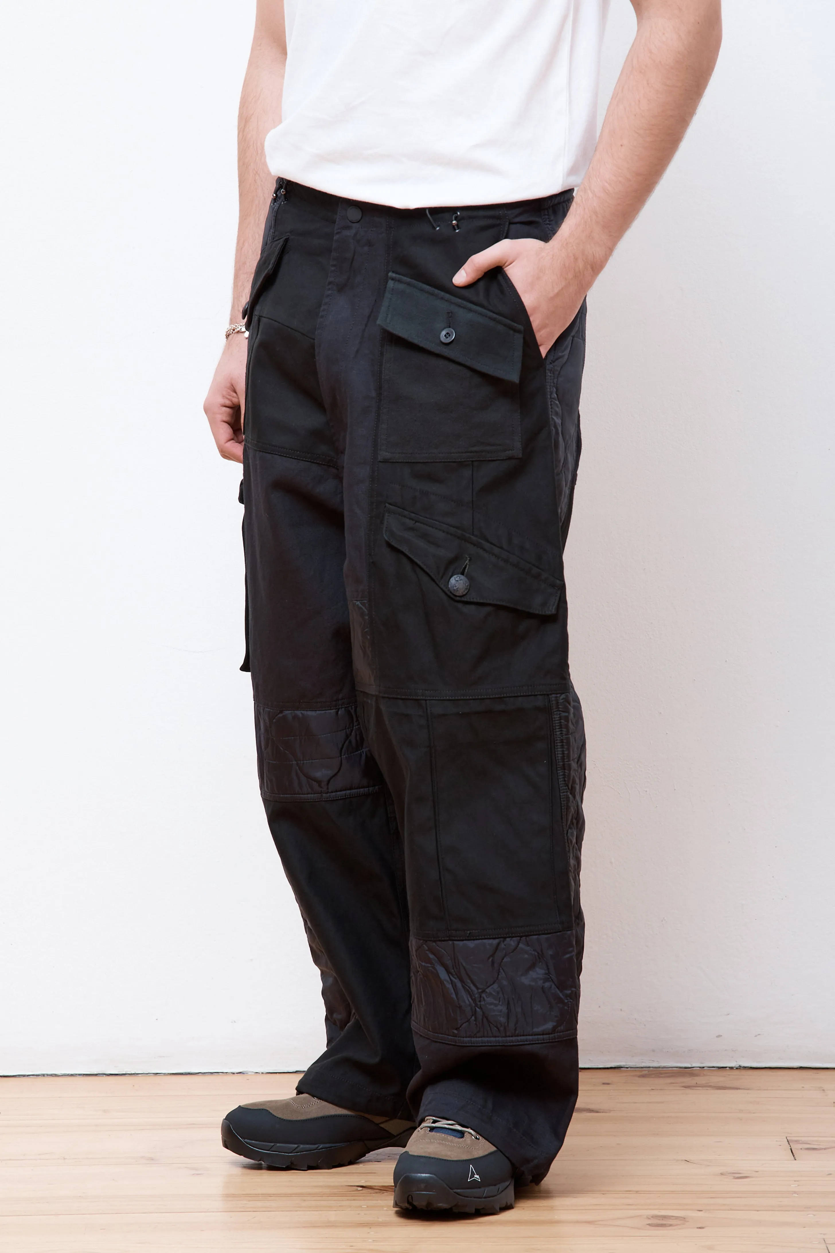 Upcycled M59 Cargo Snopants Black