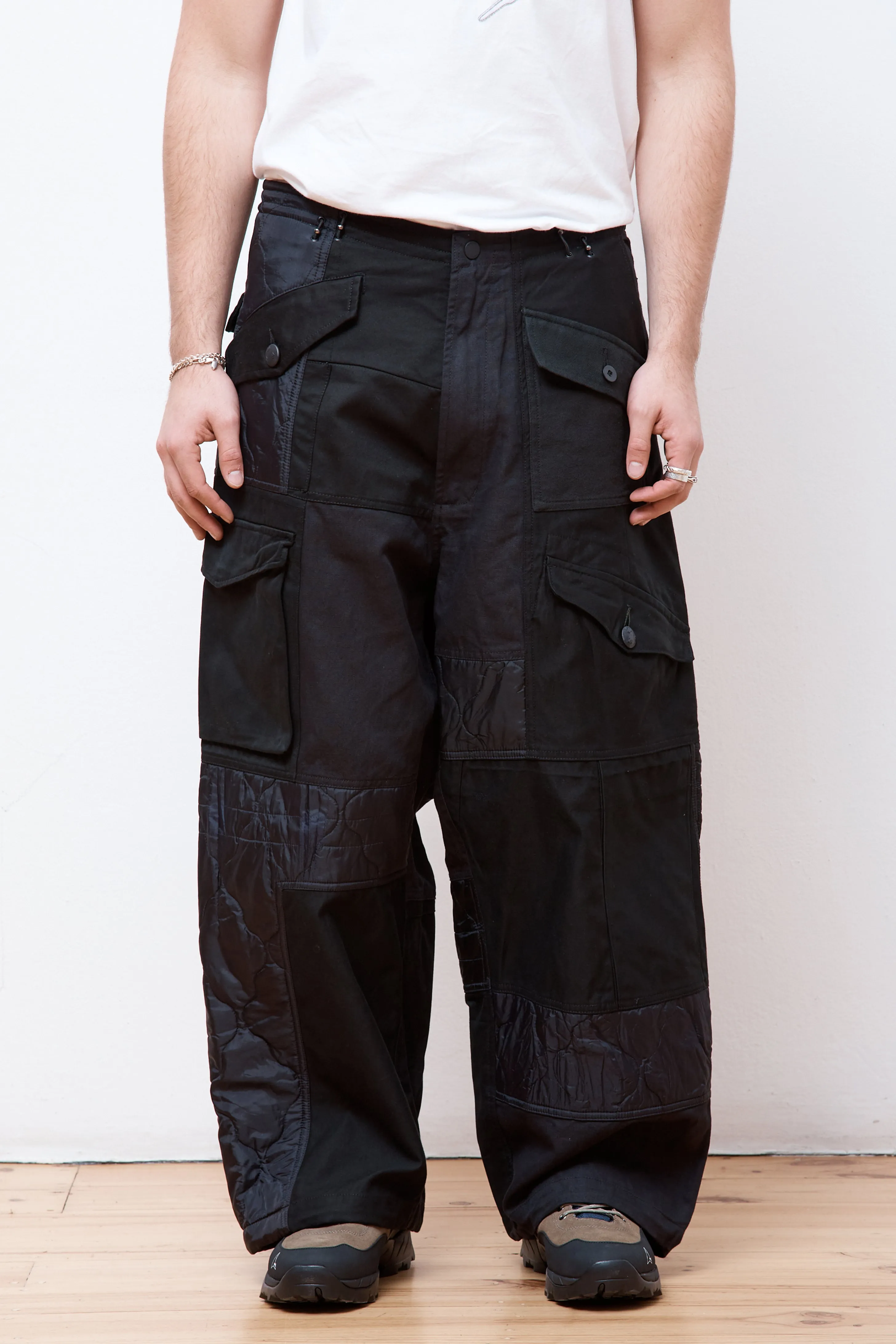 Upcycled M59 Cargo Snopants Black