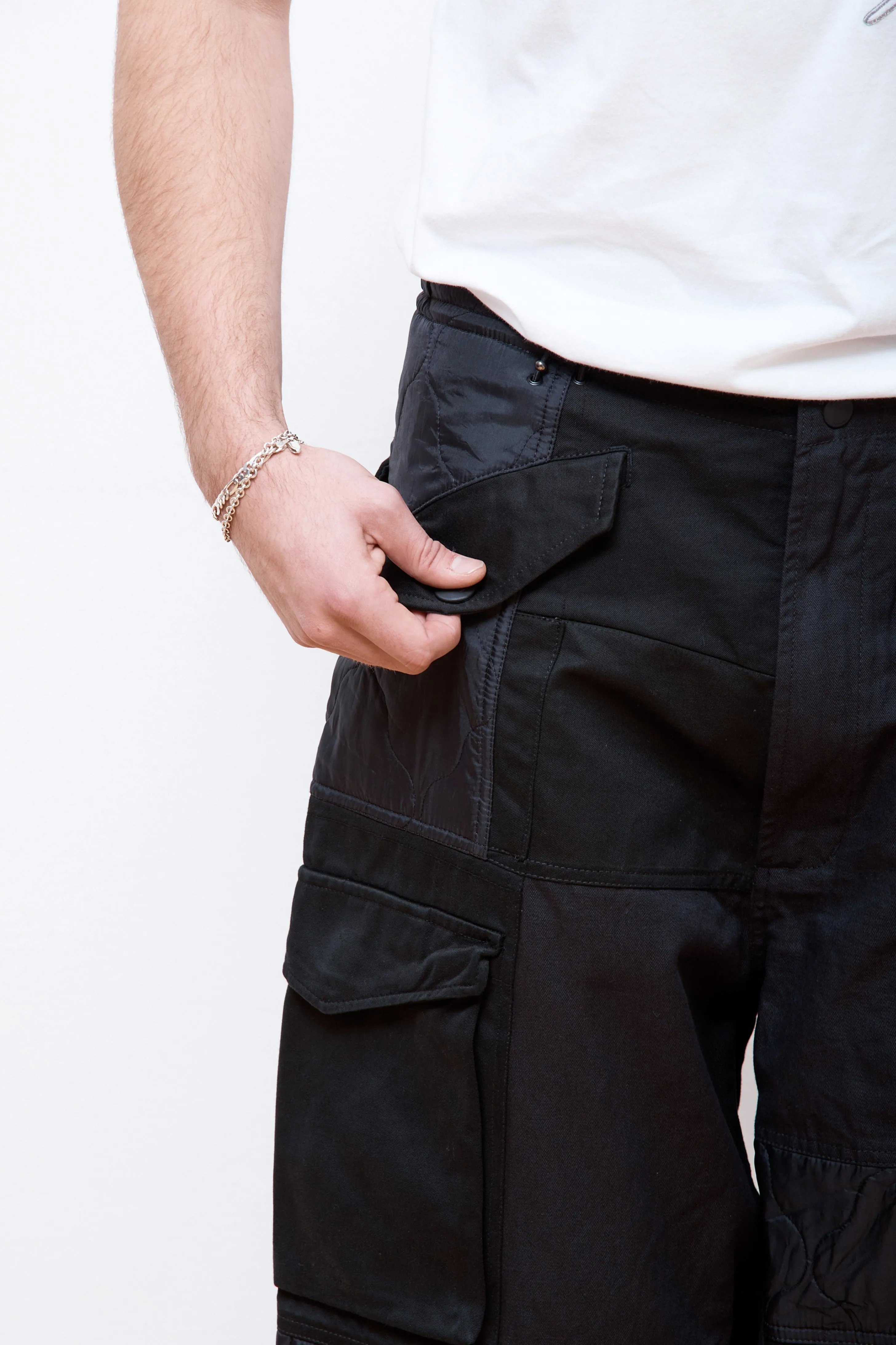 Upcycled M59 Cargo Snopants Black