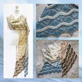 Vague de couleurs Shawl Pattern