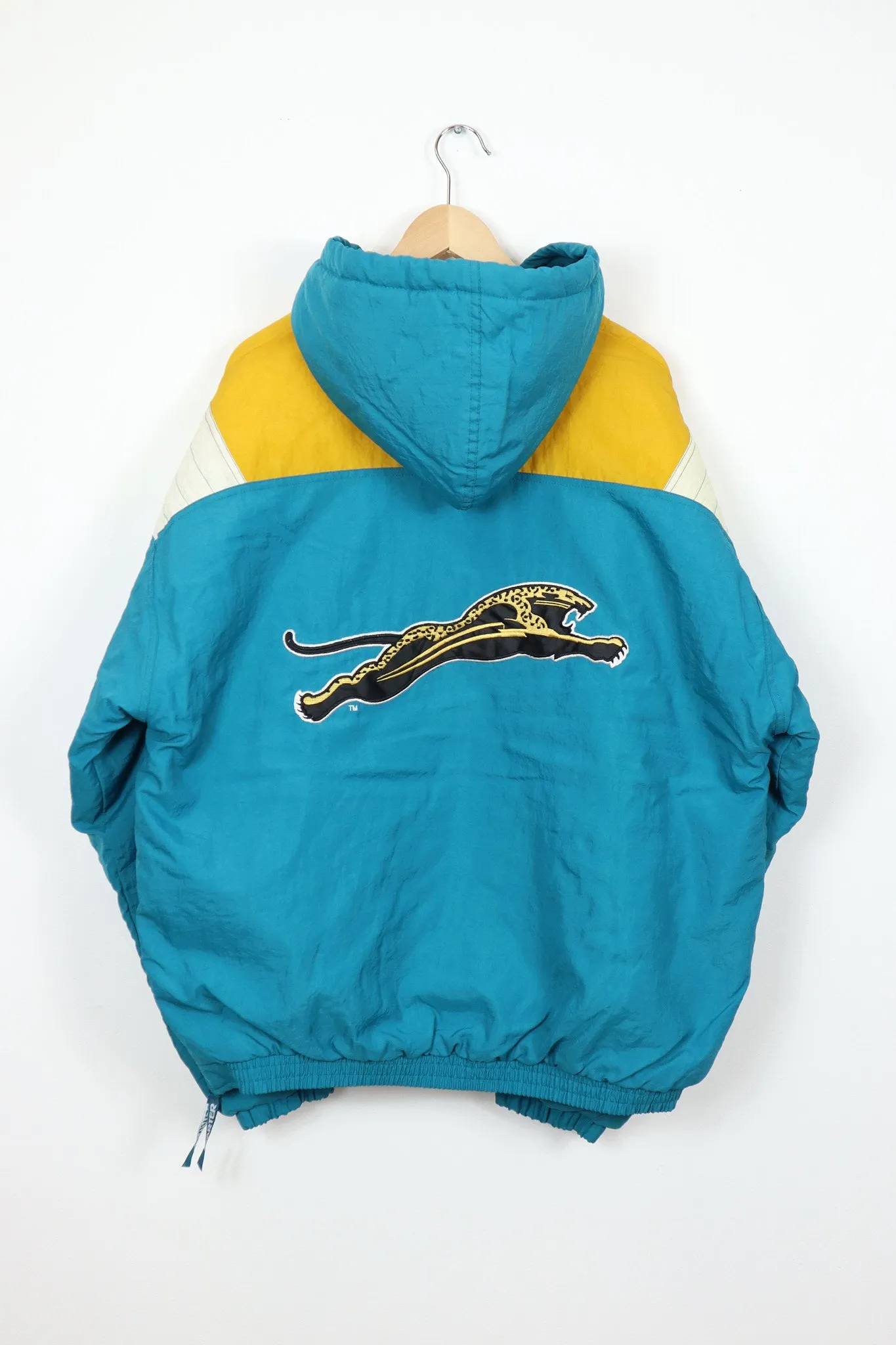 Vintage Jacksonville Jaguars Pullover Hooded Jacket