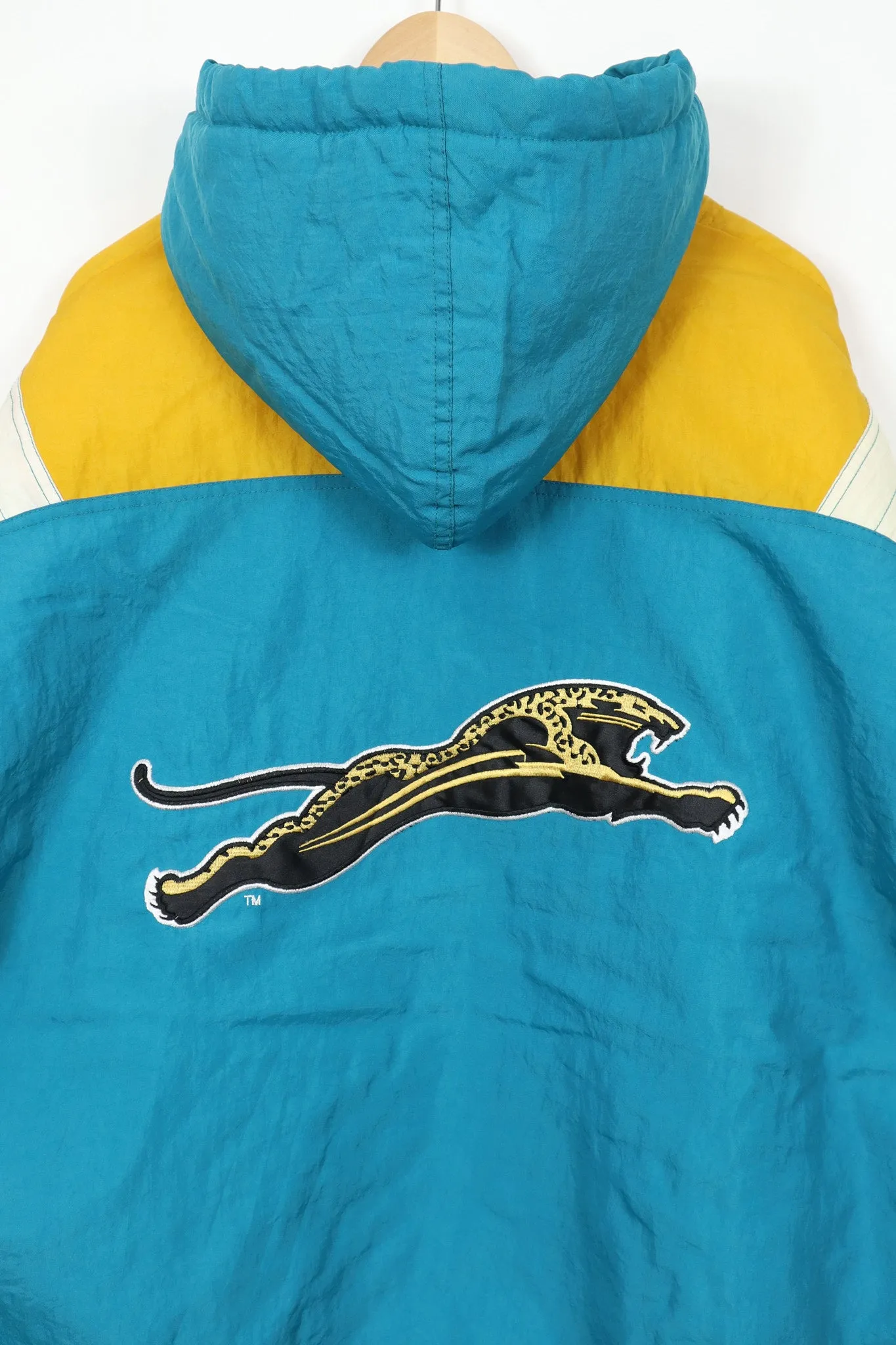 Vintage Jacksonville Jaguars Pullover Hooded Jacket