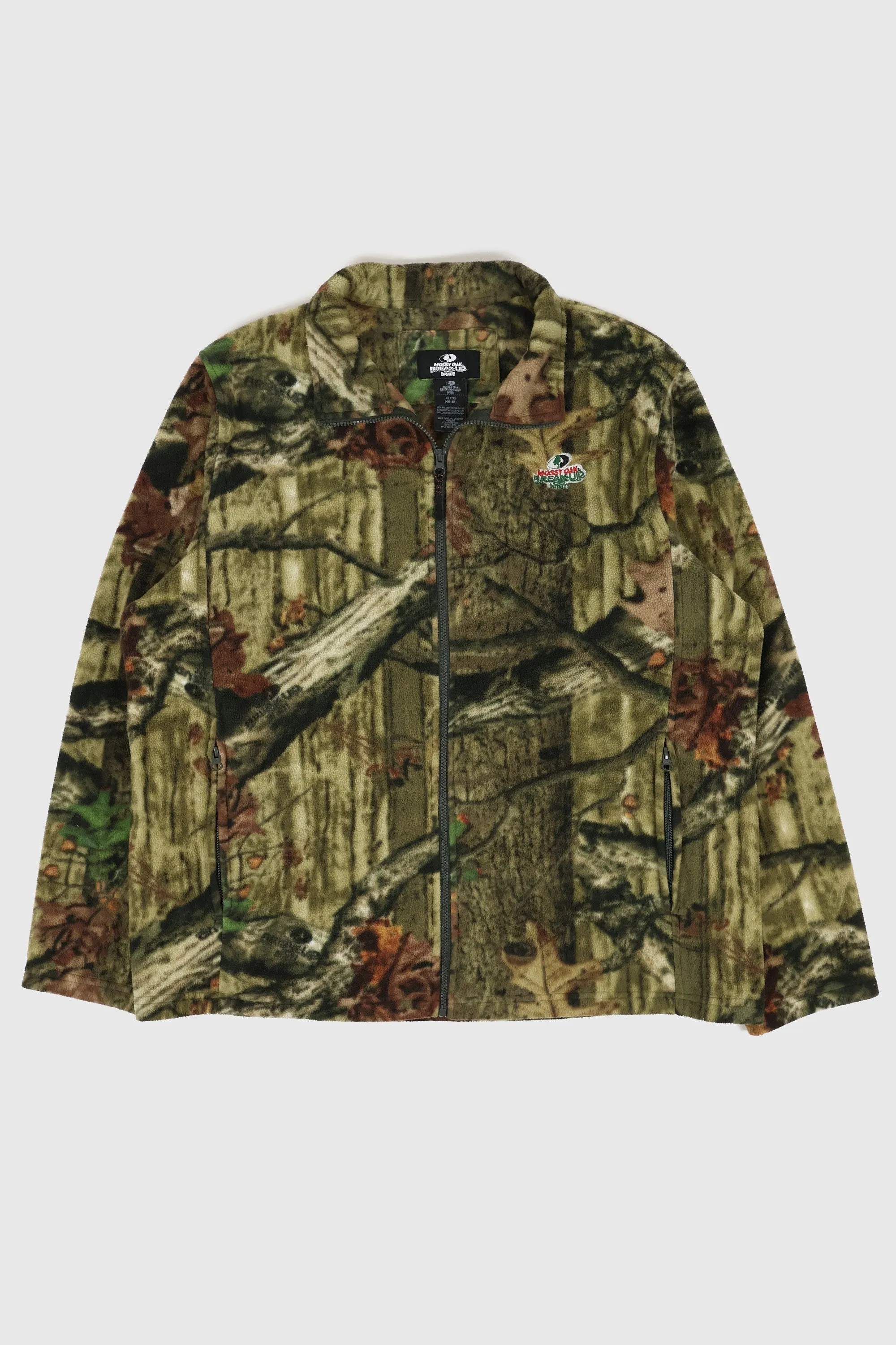 Vintage Real Tree Camo Full Zip Fleece Jacket