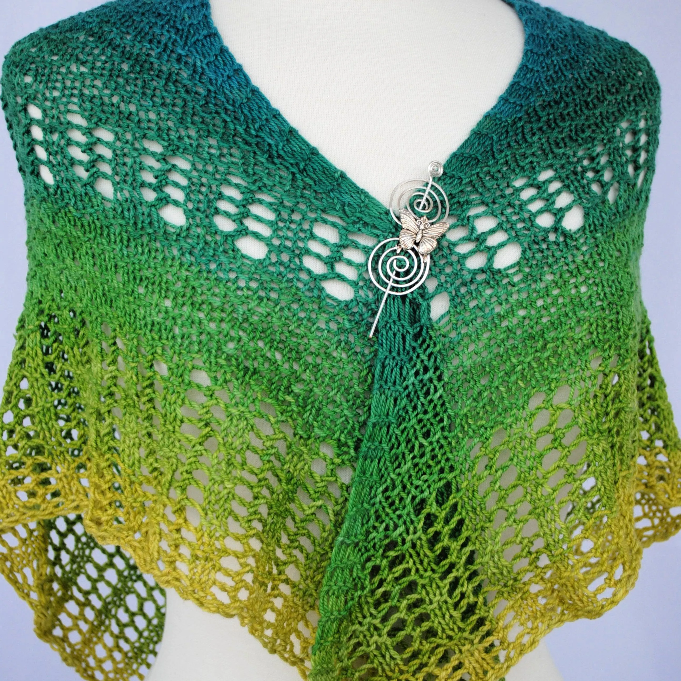 Ways to Grow PDF Knitting Pattern Download Triangle Shawl