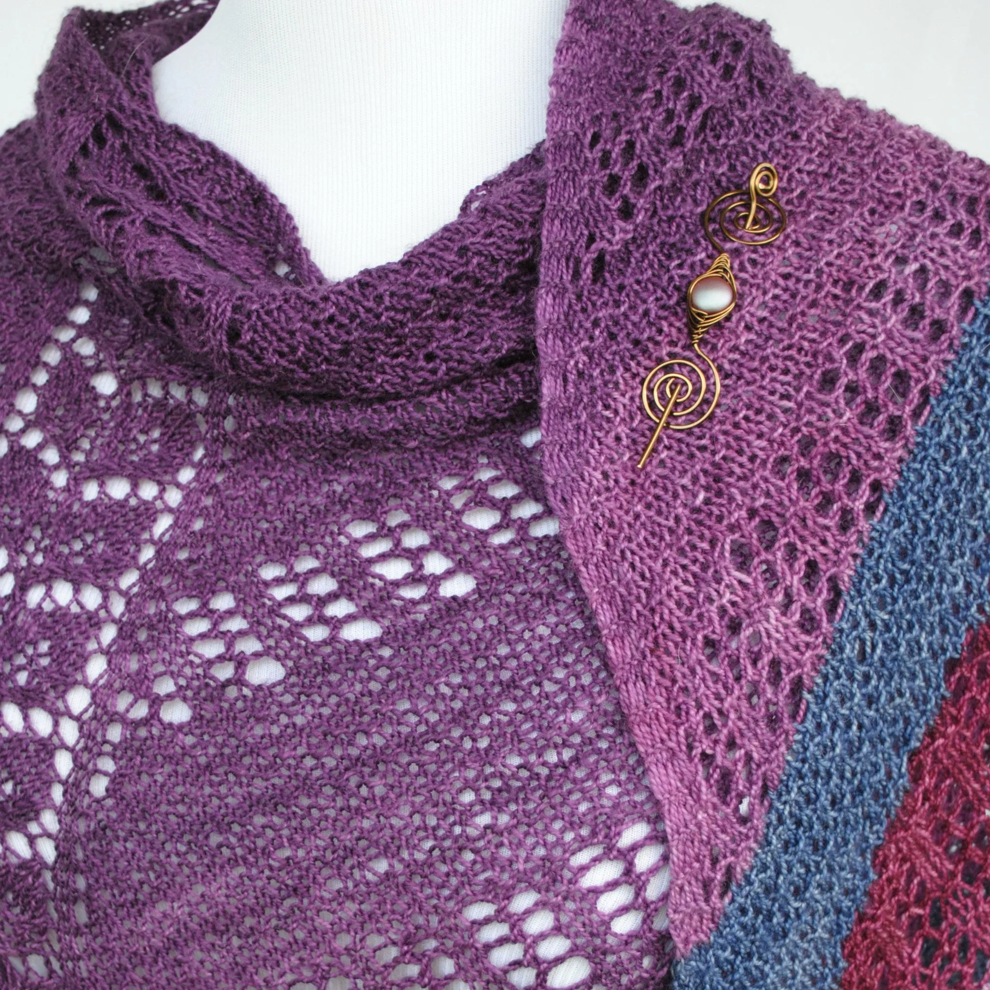 Ways to Grow PDF Knitting Pattern Download Triangle Shawl