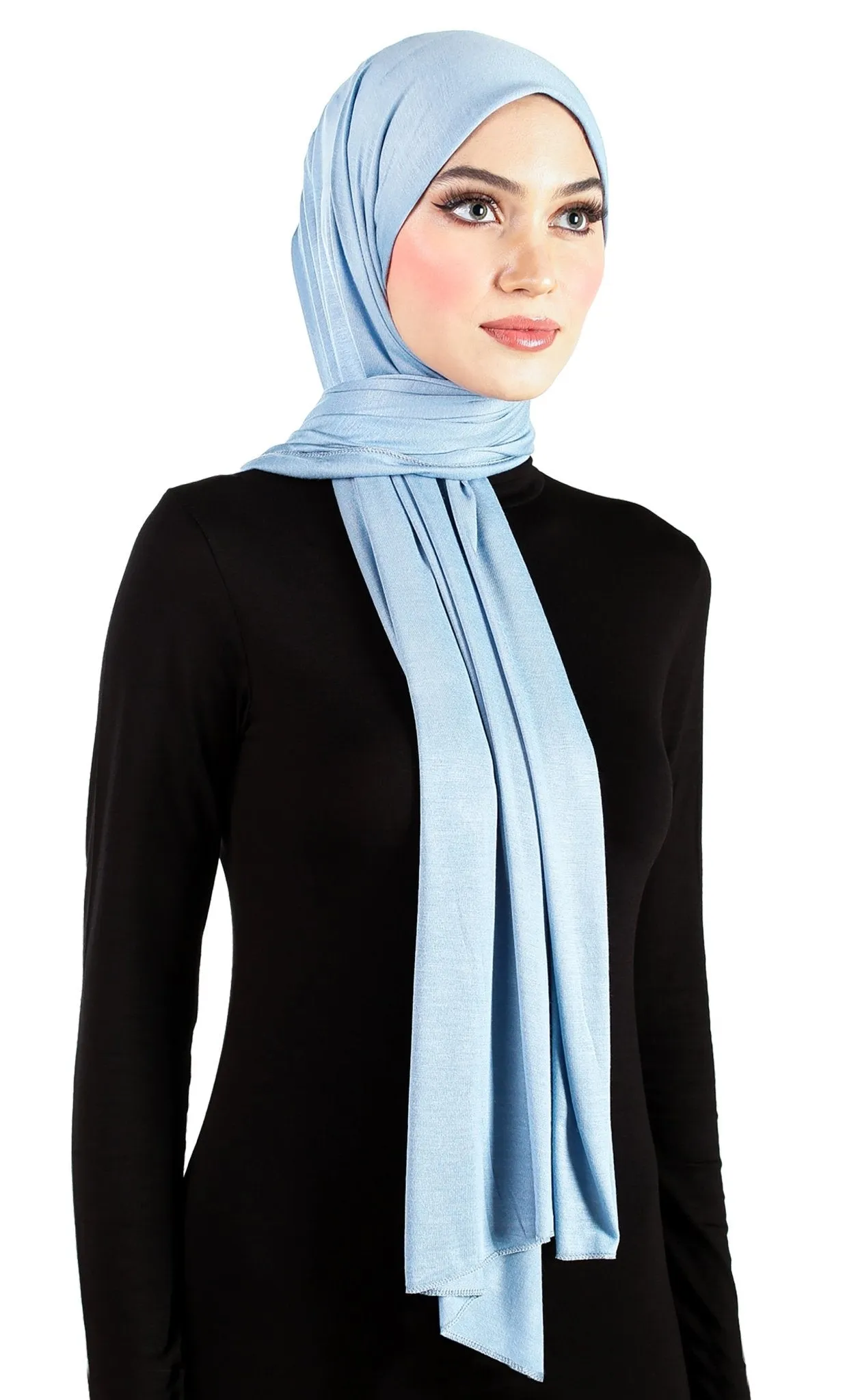 Wholesale 1 Dozen Cotton Jersey Hijab 78" x 30" Rectangle