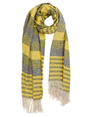 Winter Mix Knit Oblong Scarf Wrap