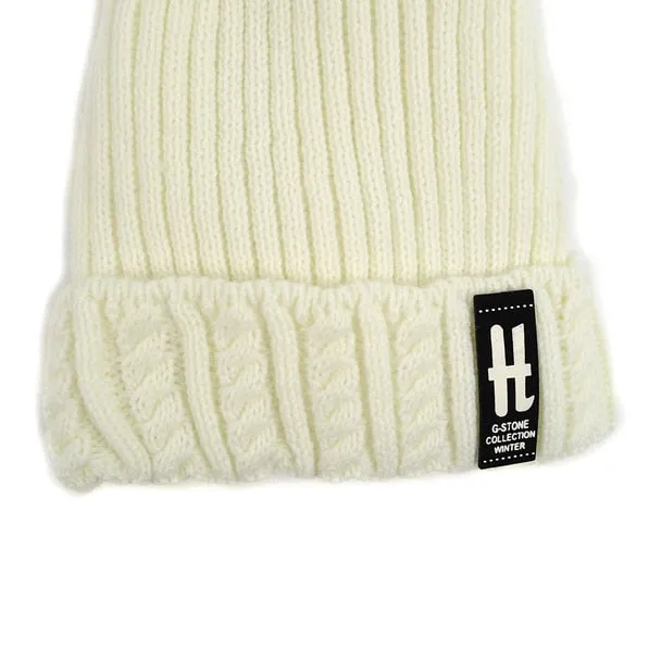 Winter Warm Wool Hat H G-Stone Collection Beanies Women's and Kids  Warm Caps