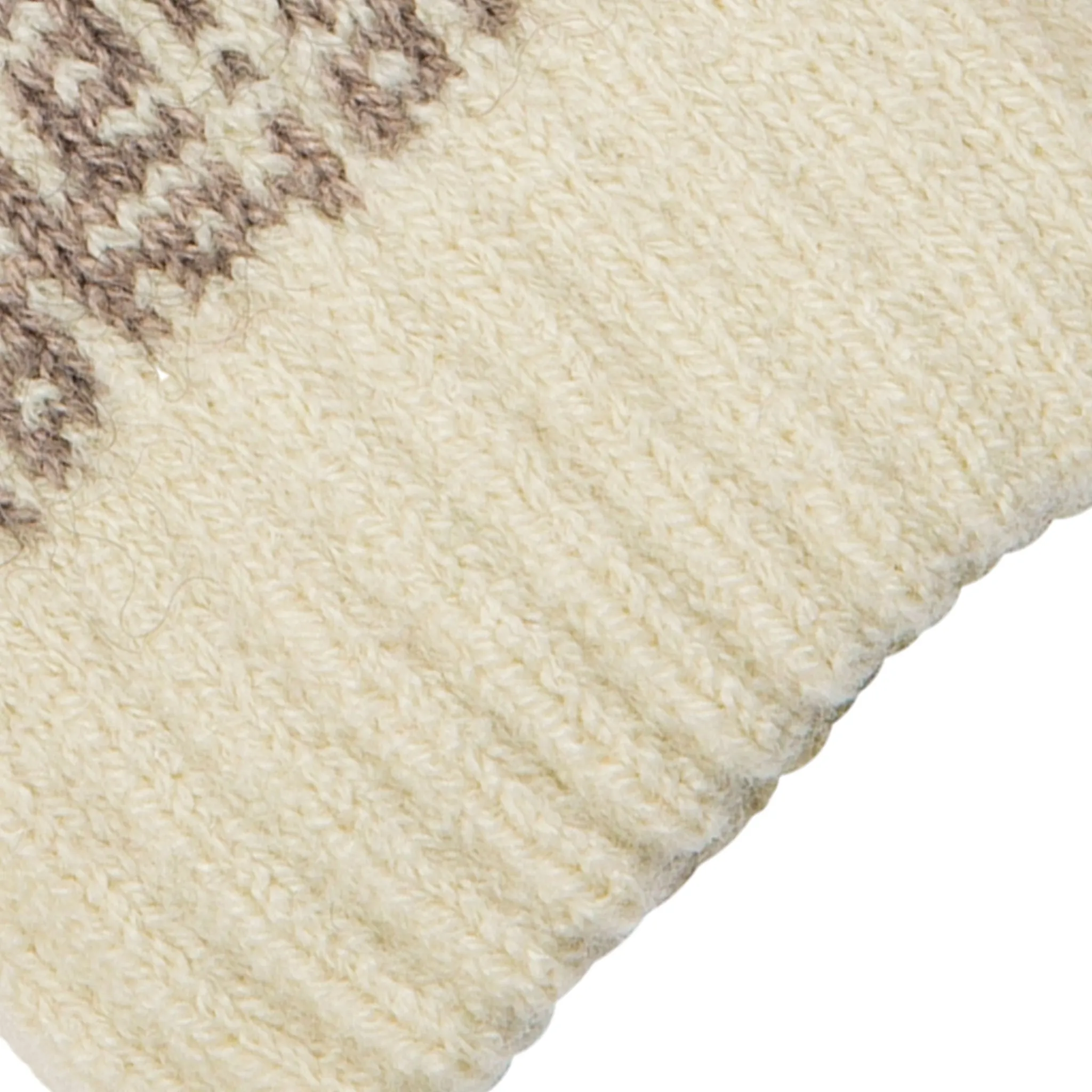 Women’s Jacquard Knitted Gloves with Hash Symbol Pattern