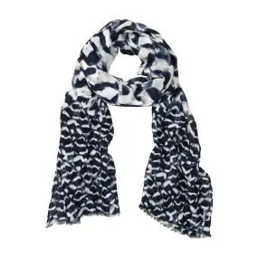 Woven Scarf in Ink Blue