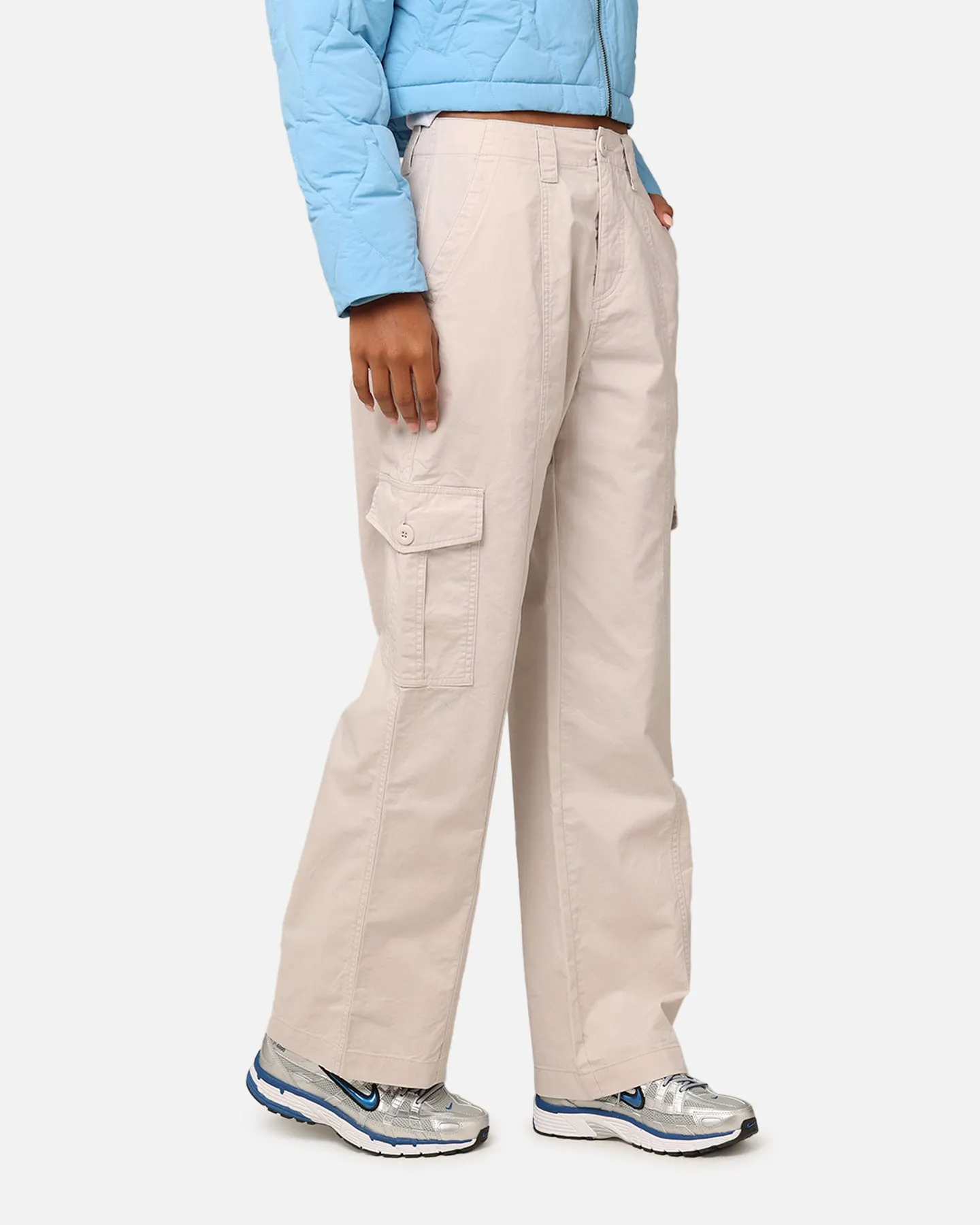 X-Girl Work Cargo Pants White Sand