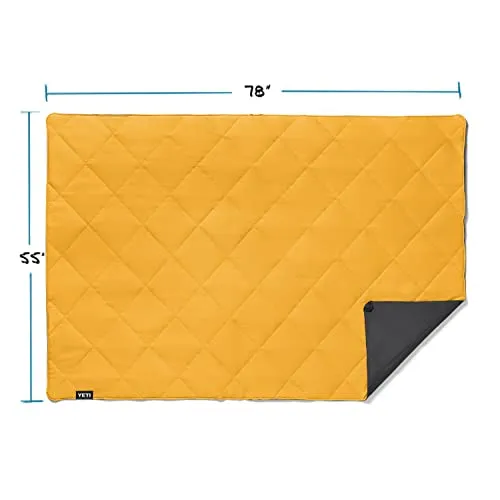 YETI Lowlands Blanket, Multi-Use Blanket with Travel Bag, Alpine Yellow